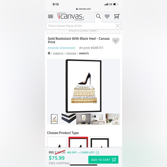 Luxury Decor Canvas' - Picture 6 of 6